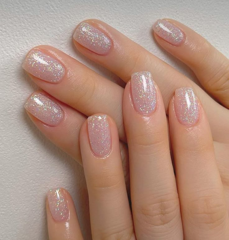 Classic Nude Short Gel Nails