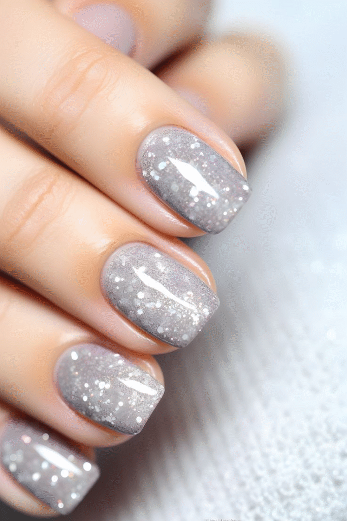 All-Over Silver Glitter